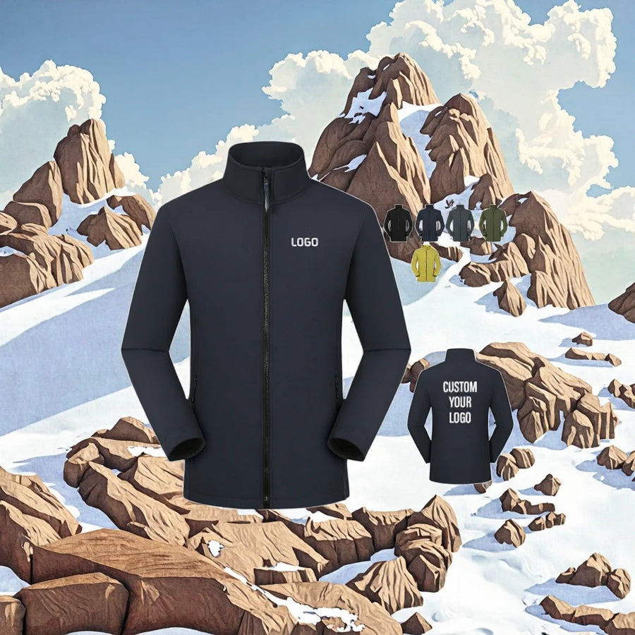 Custom Logo Windproof Heavyweight Men Winter Puffer Jacket Outerwear