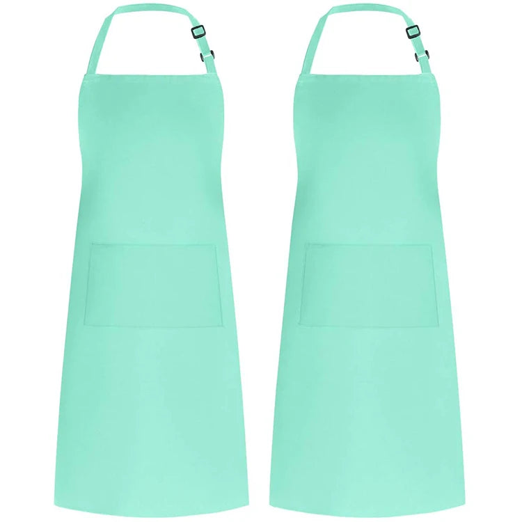 Custom Logo Waterproof Poly Cotton Canvas Work Apron Utility Uniform