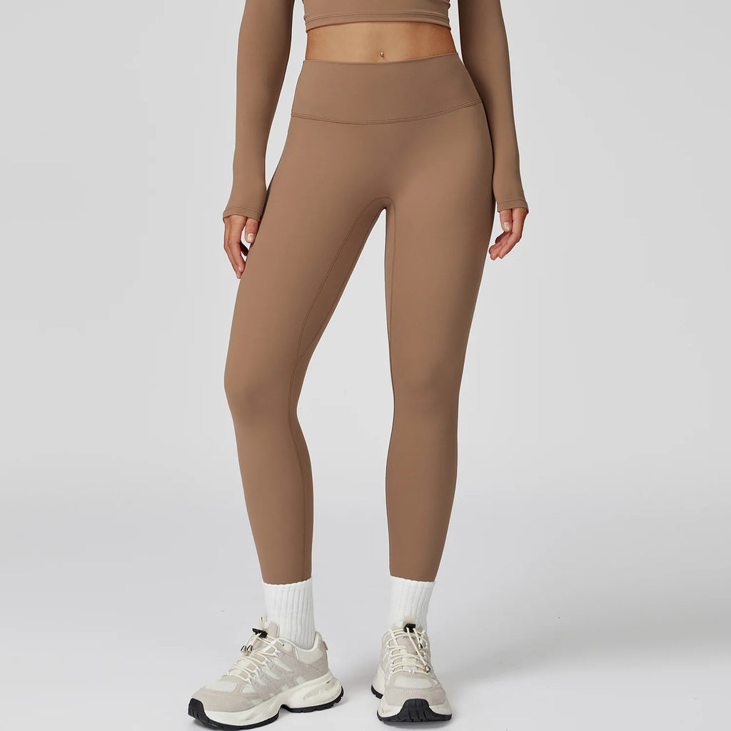 Nylon Spandex Interlock Knit Long Sleeve Workout Top