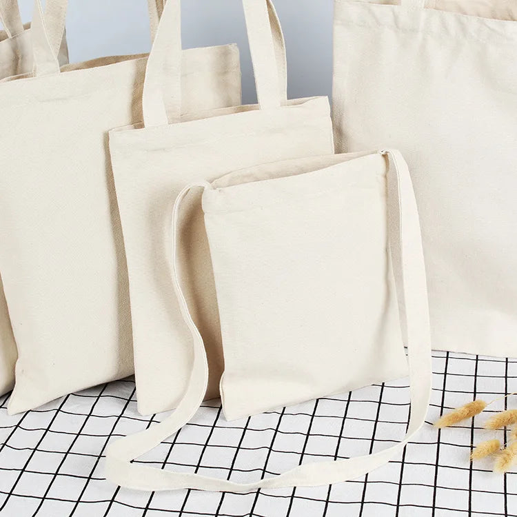 Cotton Canvas Woven Tote Bag