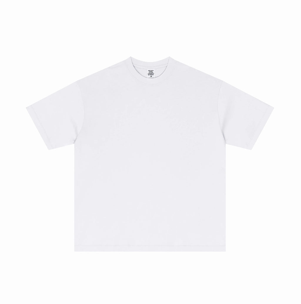 240GSM Blank Oversized Short Sleeve T-Shirt | Wholesale Custom Logo Men's Streetwear