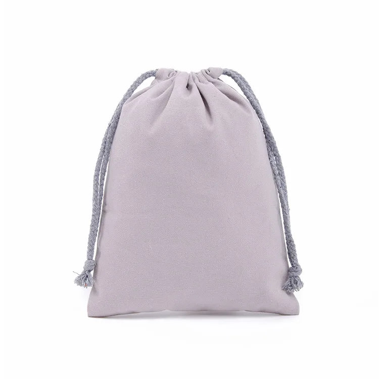 Cotton Canvas Value Drawstring Pouches