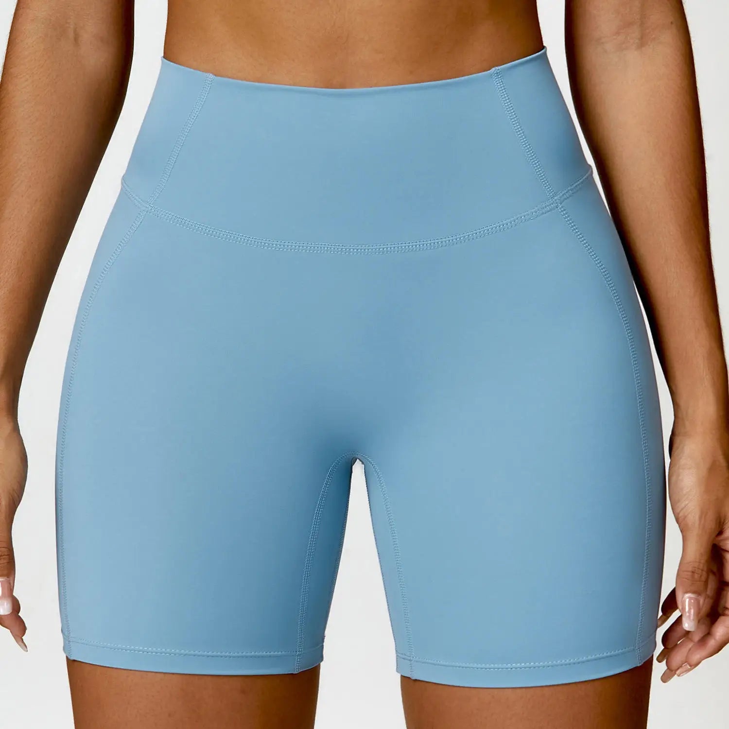 Nylon Spandex Blend Seamless Knit Workout Set