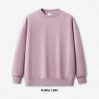 350g 100% Cotton 3D Embossed Sweatshirt | Custom Streetwear Logo Embroidered Crewneck