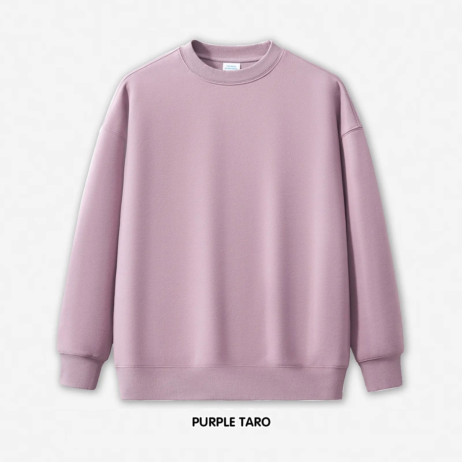 350g 100% Cotton 3D Embossed Sweatshirt | Custom Streetwear Logo Embroidered Crewneck
