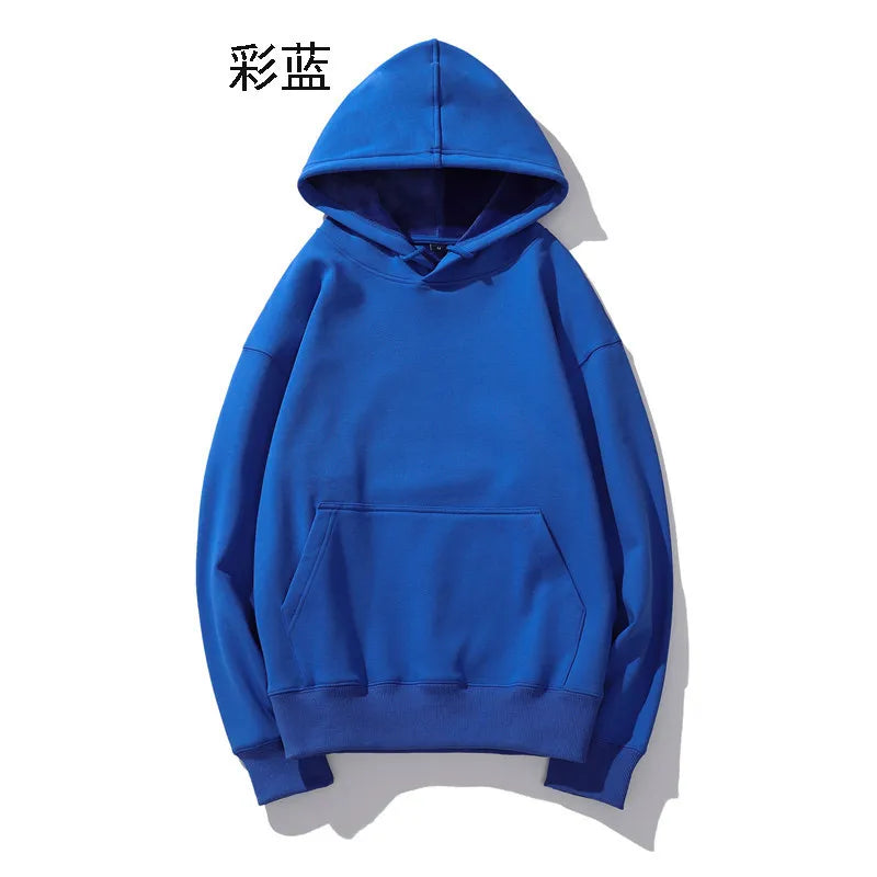 Heavyweight Cotton Brushed Knit Pullover Hoodie