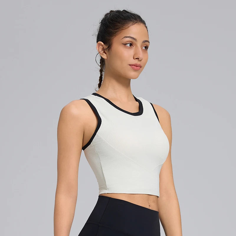 Custom logo Fitness Sports Yoga Jacket High Waist Leggings 2 Pcs Nylon Spandex Interlock Slim Fit Yoga Jacket