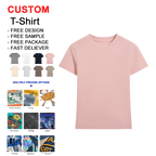 220GSM Cotton 3D Embossed Slim Fit Women Summer T Shirt | Wholesale High Logo Custom T