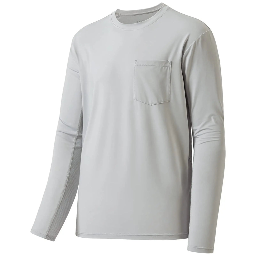 Custom UPF 50+ Long Sleeve Fishing Shirt | Nylon-Cotton Quick-Dry UV Sun Protection Clothing