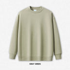 350g 100% Cotton 3D Embossed Sweatshirt | Custom Streetwear Logo Embroidered Crewneck