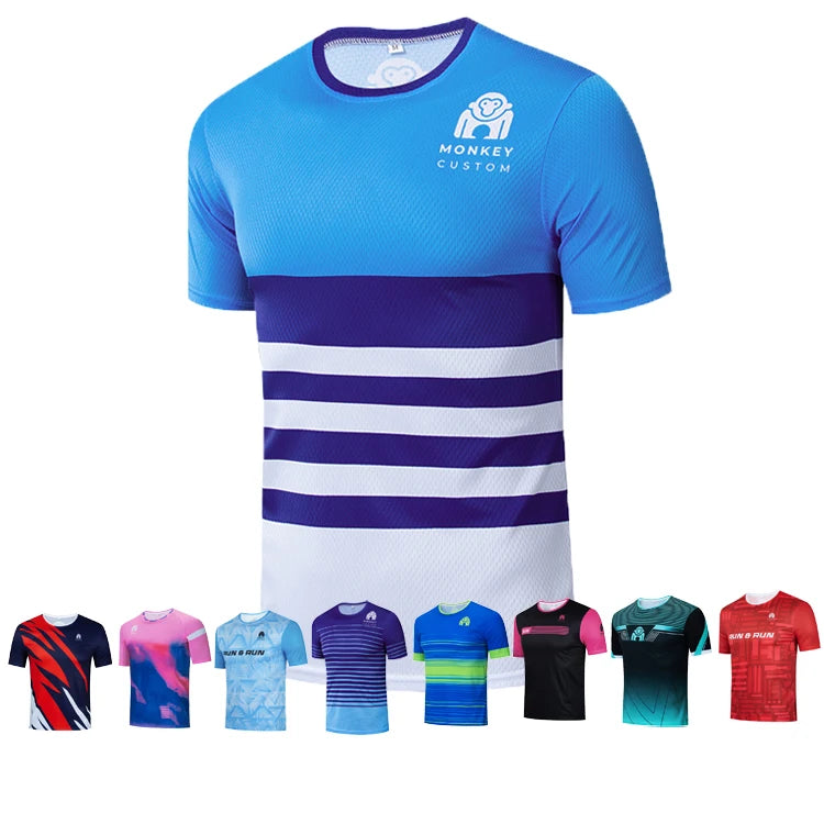 OEM Quick Dry 100 Polyester Over Running Shirts | Unisex Sublimation T-Shirts
