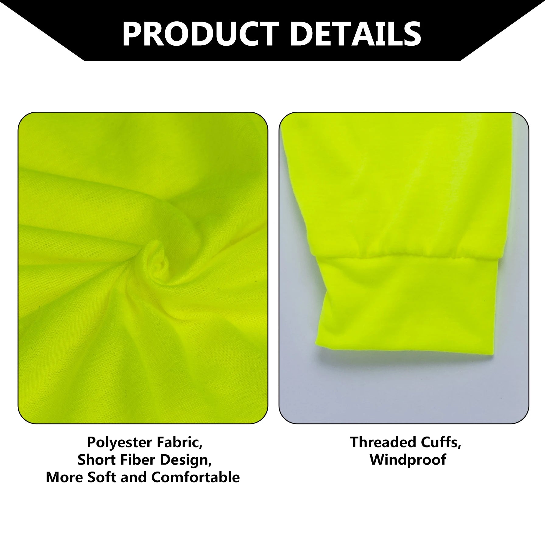 High Visibility Reflective Long Sleeve Construction Safety Hoodie