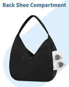 Nylon High-Density Woven Hobo Gym Bag