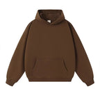 Heavyweight 350gsm Cotton Polyester Pullover Sweatshirt High Fit Blank Blanks