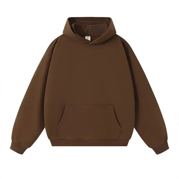 Heavyweight 350gsm Cotton Polyester Pullover Sweatshirt High Fit Blank Blanks