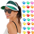 0.6mm-1.0mm PVC Silk Screen Printing Sport Visor | Promotional Plastic Protection Events Hat