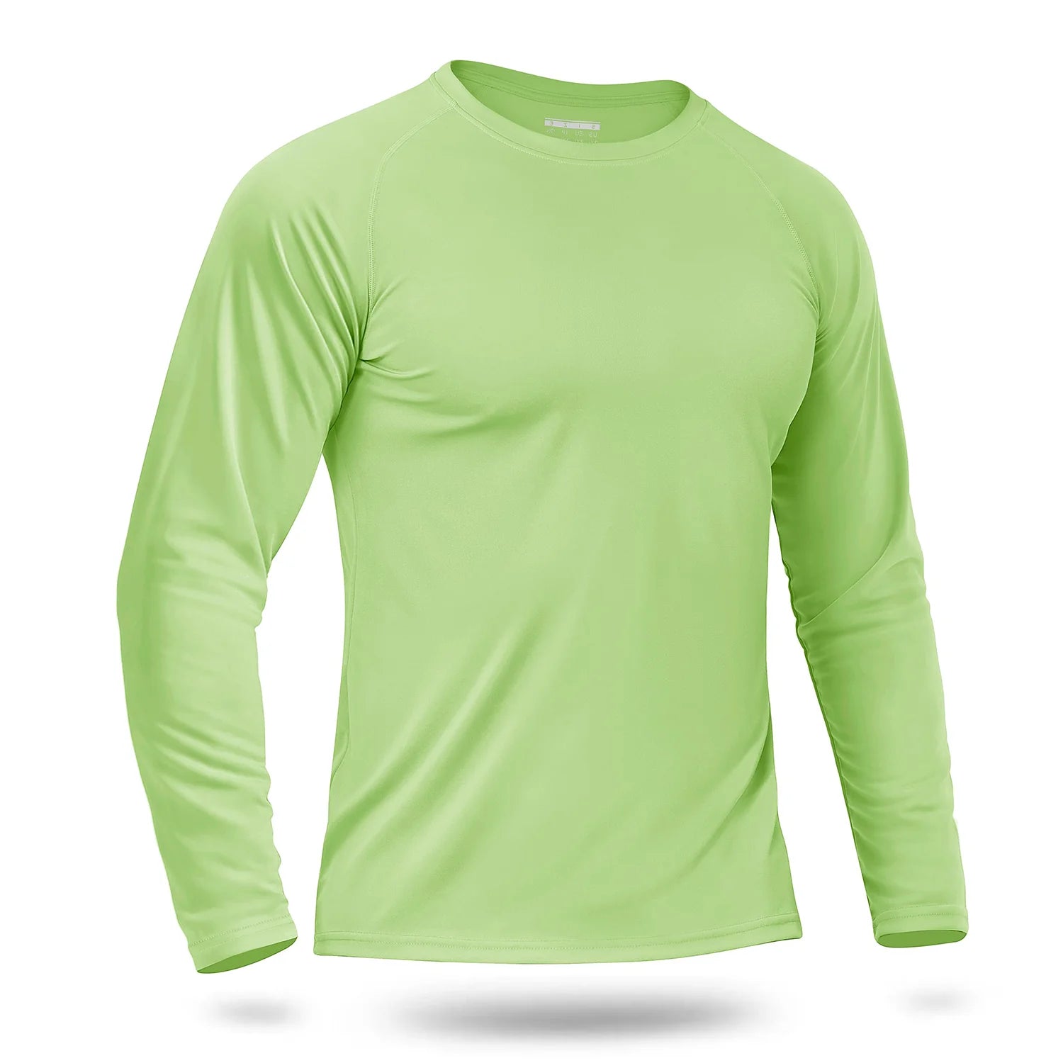 Custom LOGO Men's Sun Protection T-Shirt 145g Polyester Long Sleeve Sun Protection T-Shirt Bulk Wholesale