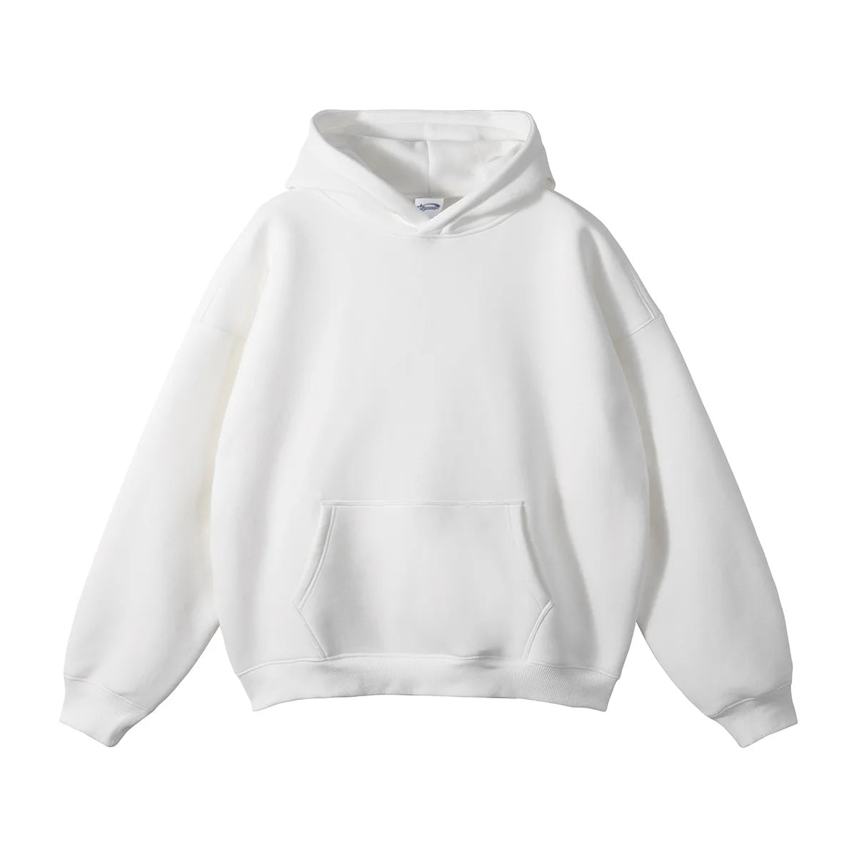 350gsm Polyester Cotton Screen Printing Drop Shoulder Pullover | Wholesale Custom Hoodies