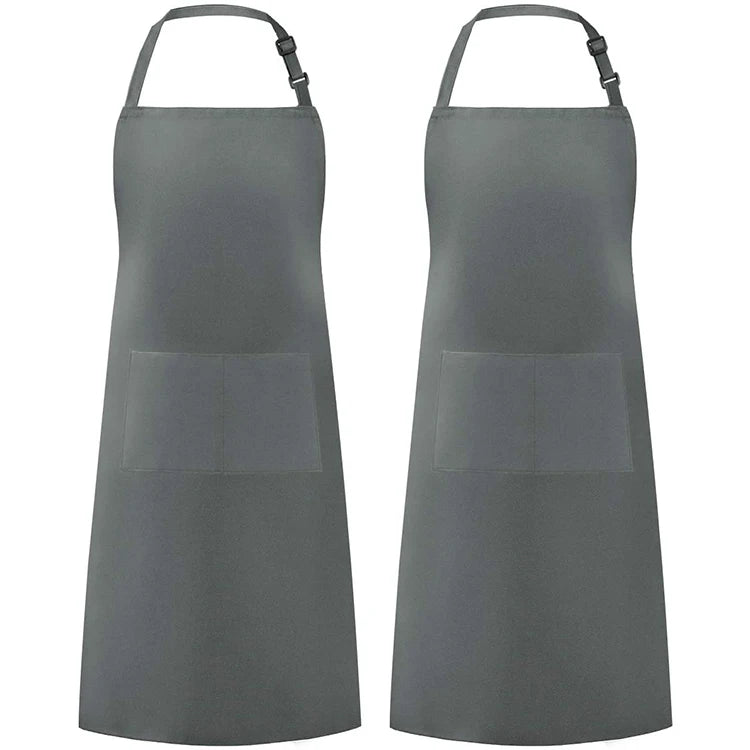 Custom Logo Waterproof Poly Cotton Canvas Work Apron Utility Uniform