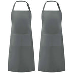 Custom Logo Waterproof Poly Cotton Canvas Work Apron Utility Uniform