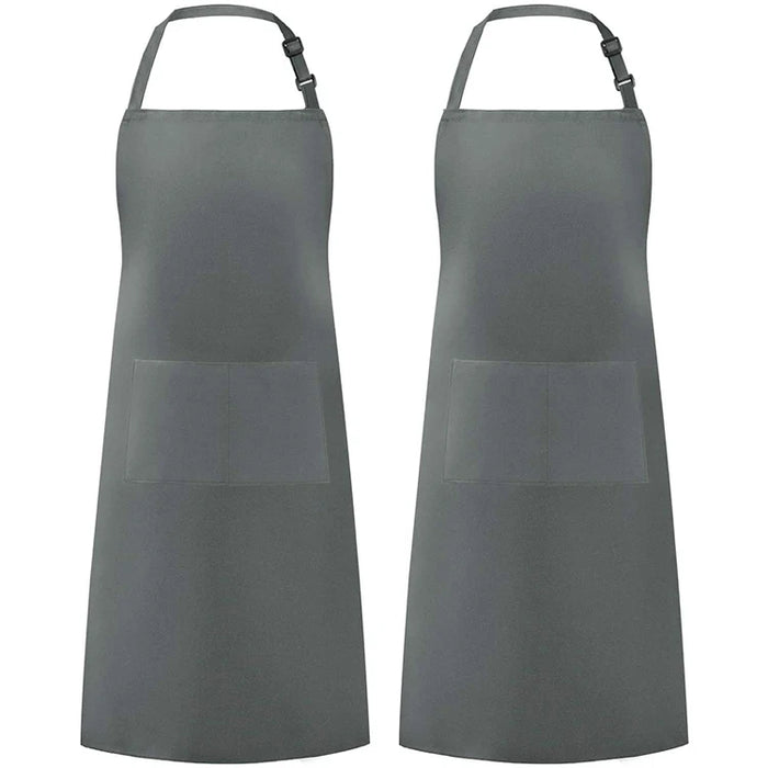 Custom Logo Waterproof Poly Cotton Canvas Work Apron Utility Uniform