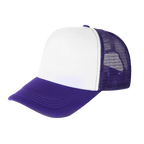 100 Polyester Oxford Five Panel Sublimation Blank Foam Trucker Hat | Wholesale Plain Mesh Caps