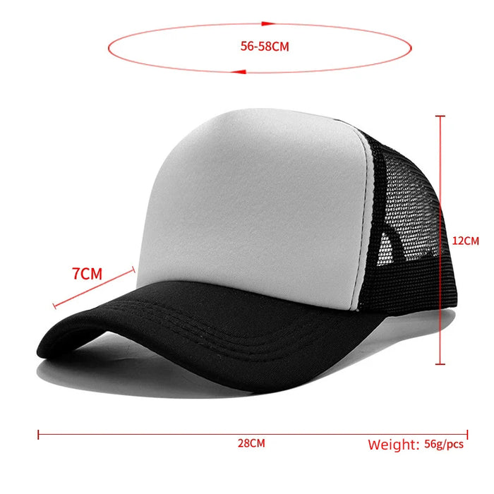 Custom Curved Brim 5 Panel Foam Trucker Cap | 100% Polyester Breathable Unisex Hat | Bulk OEM Wholesale