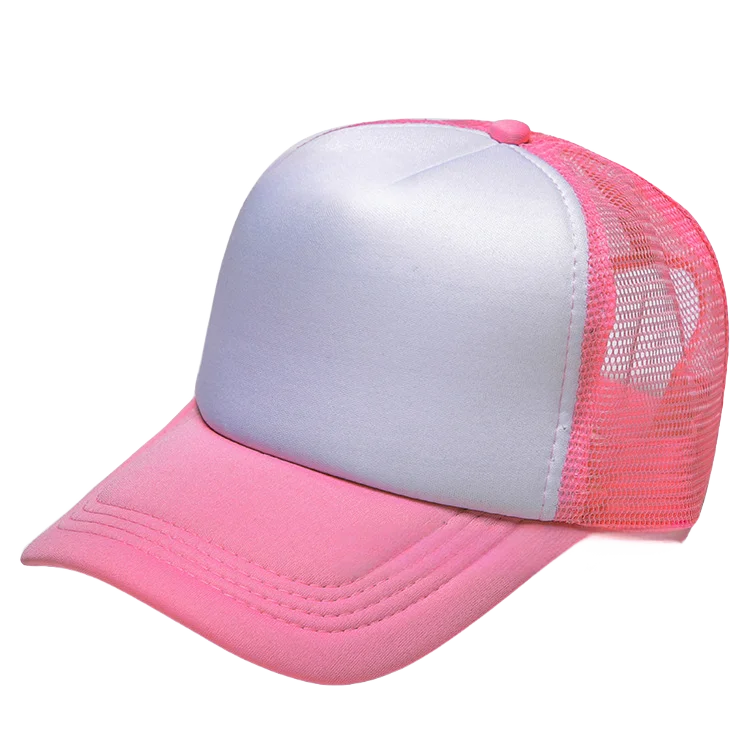 100 Polyester Oxford Five Panel Sublimation Blank Foam Trucker Hat | Wholesale Plain Mesh Caps