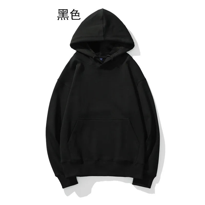 Heavyweight Cotton Brushed Knit Pullover Hoodie