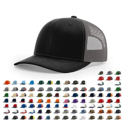 Custom Richardson 112 Style Green Mesh Snapback Trucker Hats Professional Headwear
