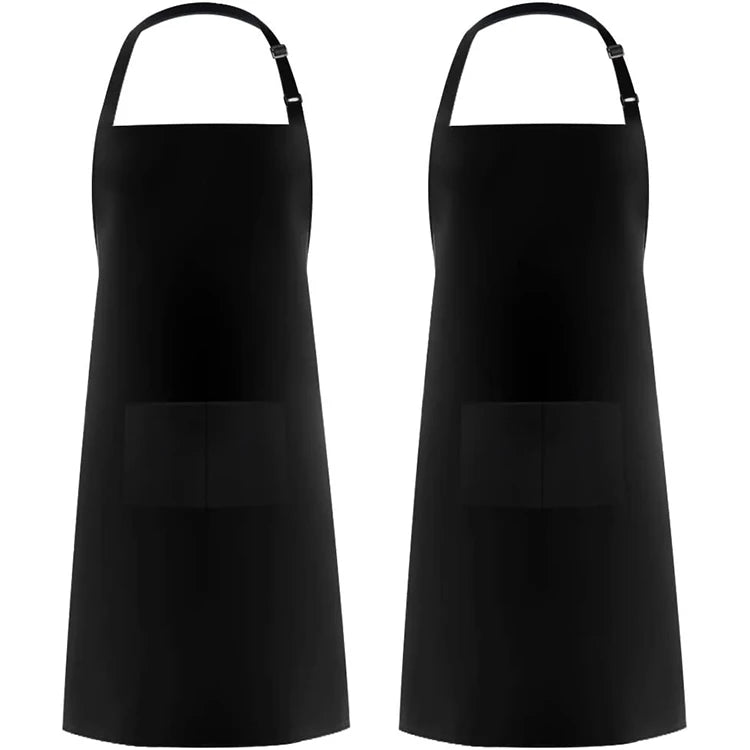 Custom Logo Waterproof Poly Cotton Canvas Work Apron Utility Uniform
