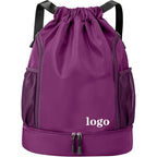 Nylon Woven Drawstring Sports Bag