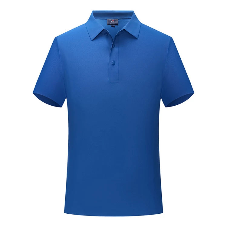 Premium Quality Custom Logo Polo Collar Shirt Nylon Spandex Plain Custom Polo Shirts for Men