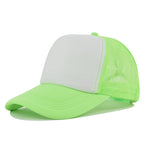 Custom Curved Brim 5 Panel Foam Trucker Cap | 100% Polyester Breathable Unisex Hat | Bulk OEM Wholesale