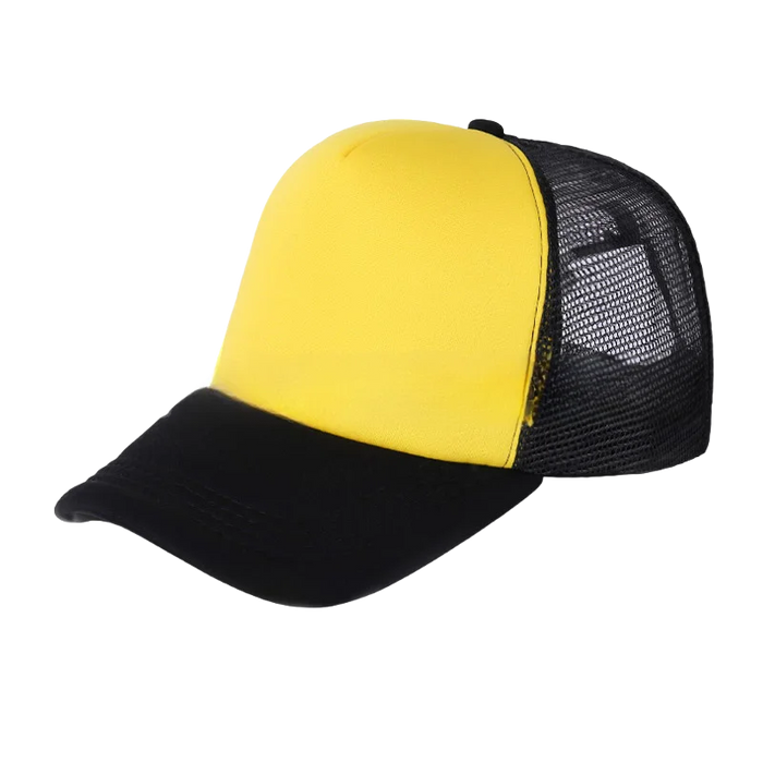 100 Polyester Oxford Five Panel Sublimation Blank Foam Trucker Hat | Wholesale Plain Mesh Caps