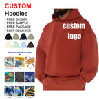 500G French Terry Pullover Men High Heavyweight Cotton Custom Hoodie