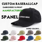 Cotton Embroidery Unisex Ball Cap | Wholesale Custom Logo Baseball Hat