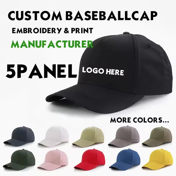 Cotton Embroidery Unisex Ball Cap | Wholesale Custom Logo Baseball Hat