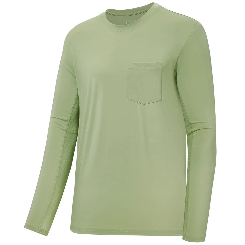 Custom UPF 50+ Long Sleeve Fishing Shirt | Nylon-Cotton Quick-Dry UV Sun Protection Clothing