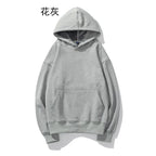 Heavyweight Cotton Brushed Knit Pullover Hoodie