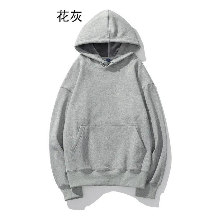 Heavyweight Cotton Brushed Knit Pullover Hoodie
