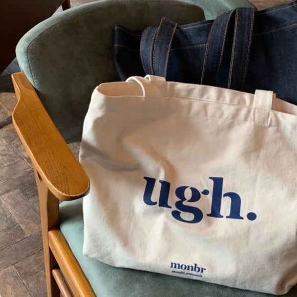 Cotton Canvas Plain Weave Utility Tote Bag
