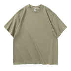 350gsm Sense Heavy Cotton Embossed T Shirts with Custom Embossing Logo for Men