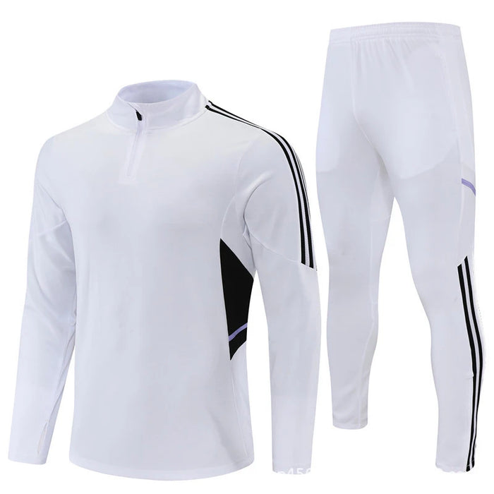 Custom 250gsm Polyester Spandex Heat Transfer Long Sleeve Suit for Club Soccer Training