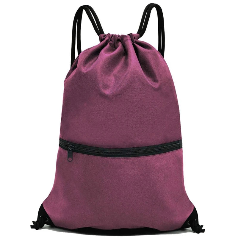Polyester Custom Printed Drawstring Backpack Bag