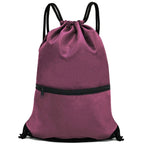 Polyester Custom Printed Drawstring Backpack Bag