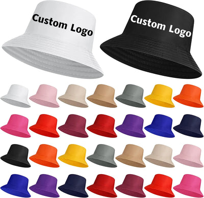 Cotton Custom Embroidery Print Fisherman Basin Bucket Hat | High Quality Adult Fishing Caps