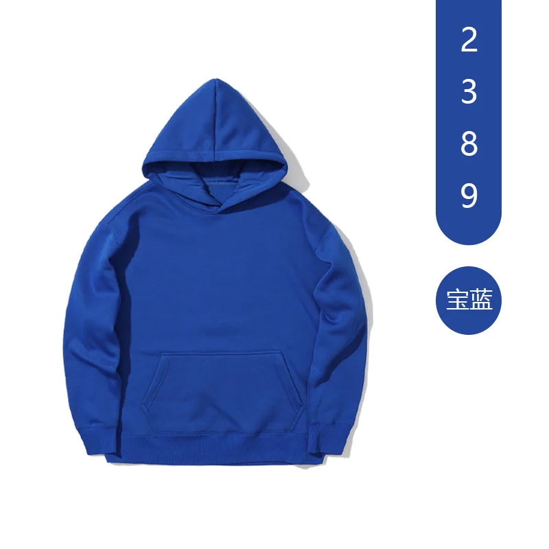 High Quality French Hoodie Heavy 100% Cotton Hoodie Pullover Sweatshirt Custom Logo Terry Blank Hoodies for Men