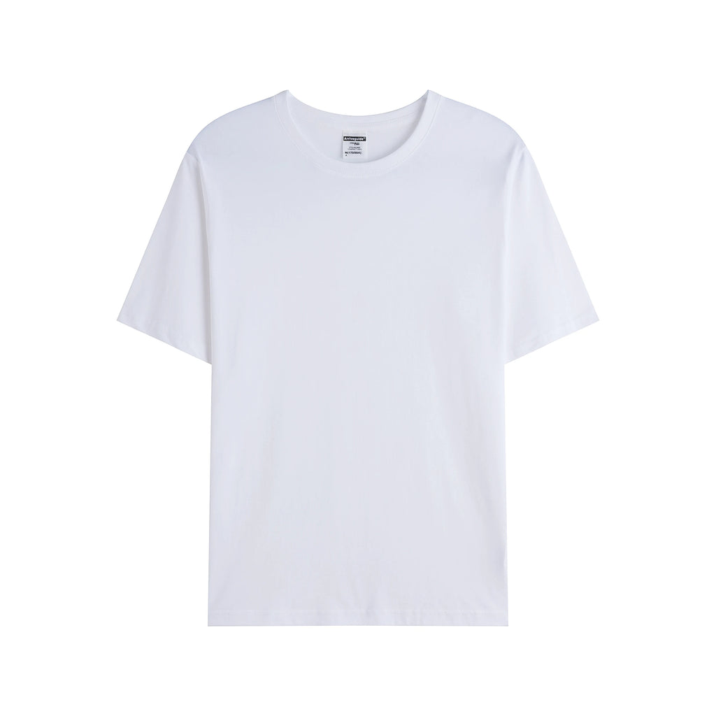 Oem Service Custom 190 Gram Cotton Blank Neck OEM Apparel Shirt Women Summer Breathable Blank Custom T-shirts