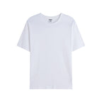Oem Service Custom 190 Gram Cotton Blank Neck OEM Apparel Shirt Women Summer Breathable Blank Custom T-shirts